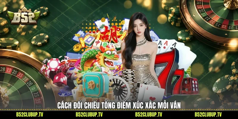 Cách đối chiếu tổng điểm xúc xắc mỗi ván